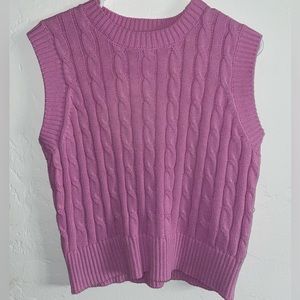 Pink Sweater Vest